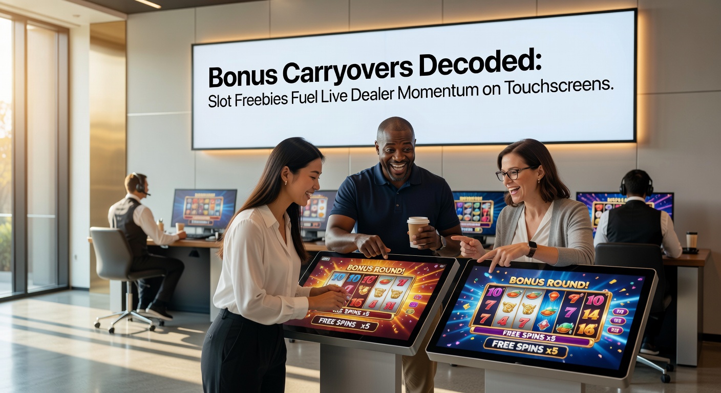 Grafiek met statistieken over bonus carryover impact op mobiele live dealer winsten, inclusief april 2026 trends