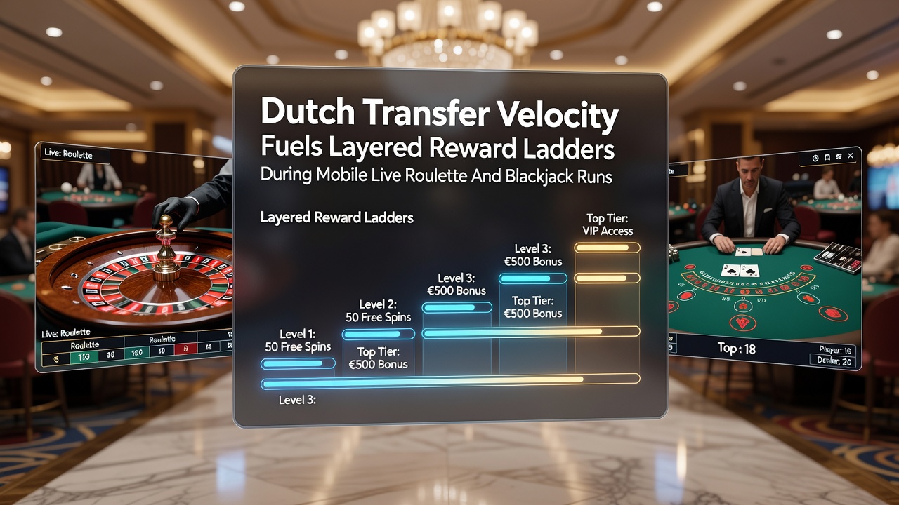 Mobiele live roulette en blackjack met snelle iDEAL-overboekingen die beloningsniveaus activeren