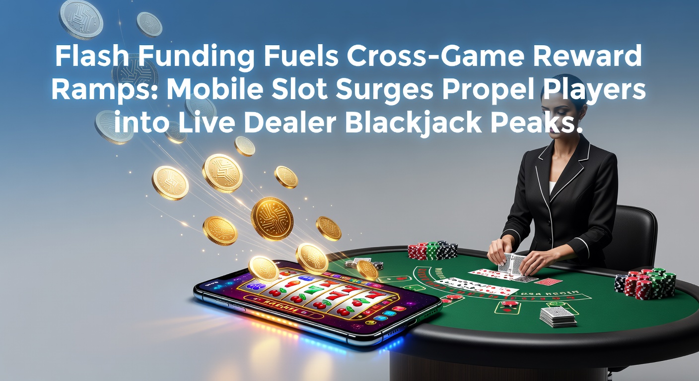 Speler veegt door mobiele slotwins en live blackjack tafels met flitsende stortingsiconen op scherm