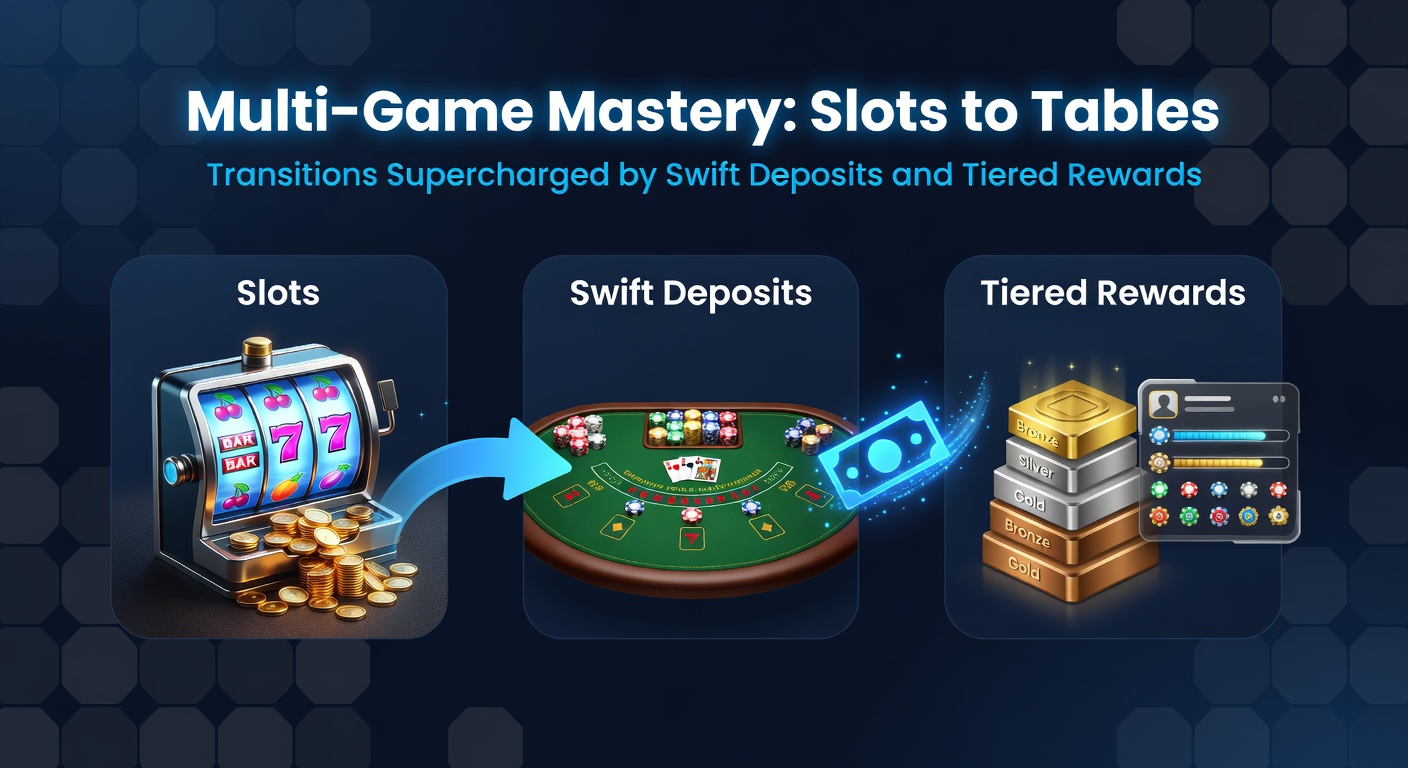 Grafiek toont tiered rewards-progressie met iDEAL-stortingen, slots en tafelspellen geïntegreerd op een mobiel dashboard tijdens een live sessie