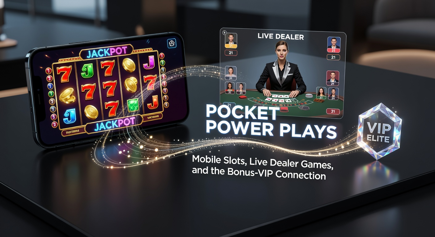 VIP ladder met bonussen die oplopen van mobiele slots naar live dealer high-roller tafels, inclusief jackpot symbolen en exclusieve perks