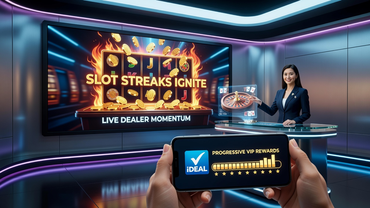 Mobiele integratie van iDEAL betalingen met VIP beloningen in slots en live dealer spellen